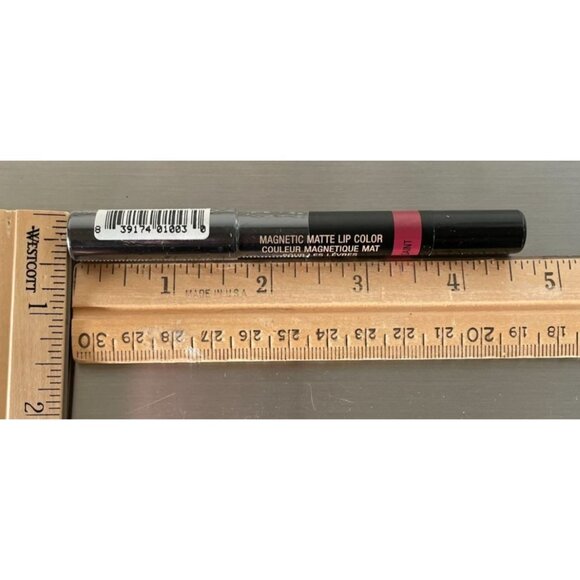 Nudestix Magnetic Matte Lip Color in Saint Red Full Size 2.8g/0.10oz - Picture 8 of 8